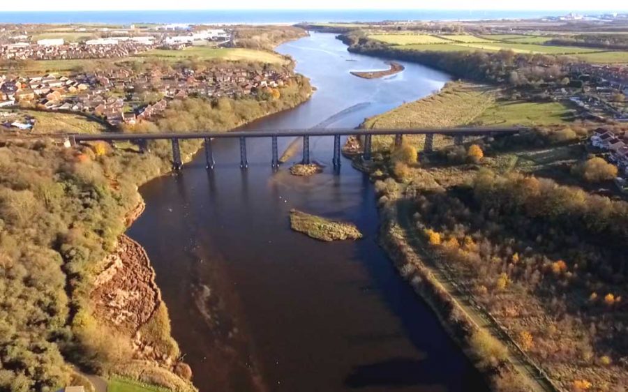 River Wansbeck Estuary in Northumberland